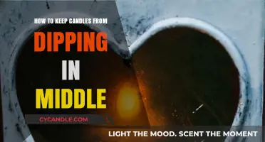 Candle Care: Preventing Middle Dipping