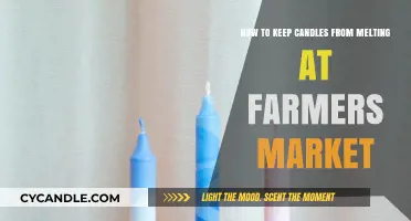 Preventing Candle Melting at Farmers Markets