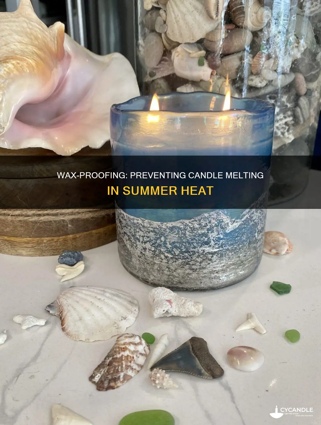 how to keep candles from melting