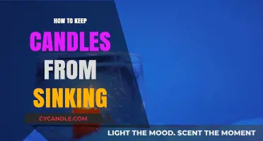 Wax Melting Woes: Preventing Candle Sinkage