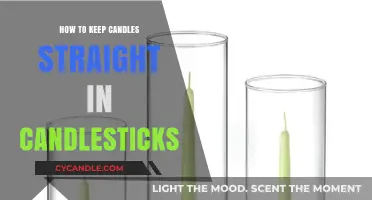 Straight Candles, Securely: Tricks for Candlesticks