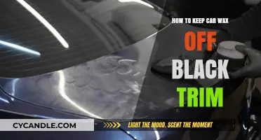 Protecting Black Trim: A Guide to Car Wax Application