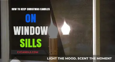 Christmas Window Candles: Keep Them Securely on Sills
