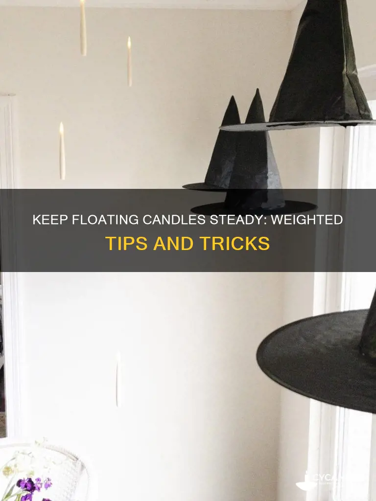 how to keep floating candles from moving