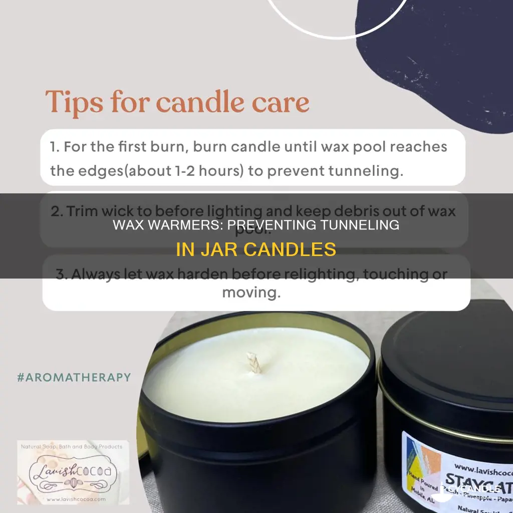 how to keep jar candles from tunneling