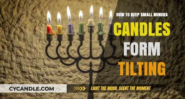 Maintain Minora Candles: Prevent Tilting with These Tips