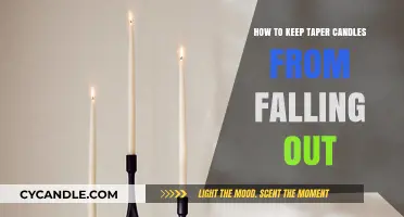 Firmly Securing Taper Candles: Preventing the Fall