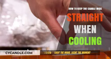 Candle Making Tips: Keeping Your Wick Straight During Cooling