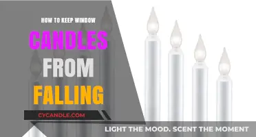Securing Window Candles: Preventing Falls and Breakage