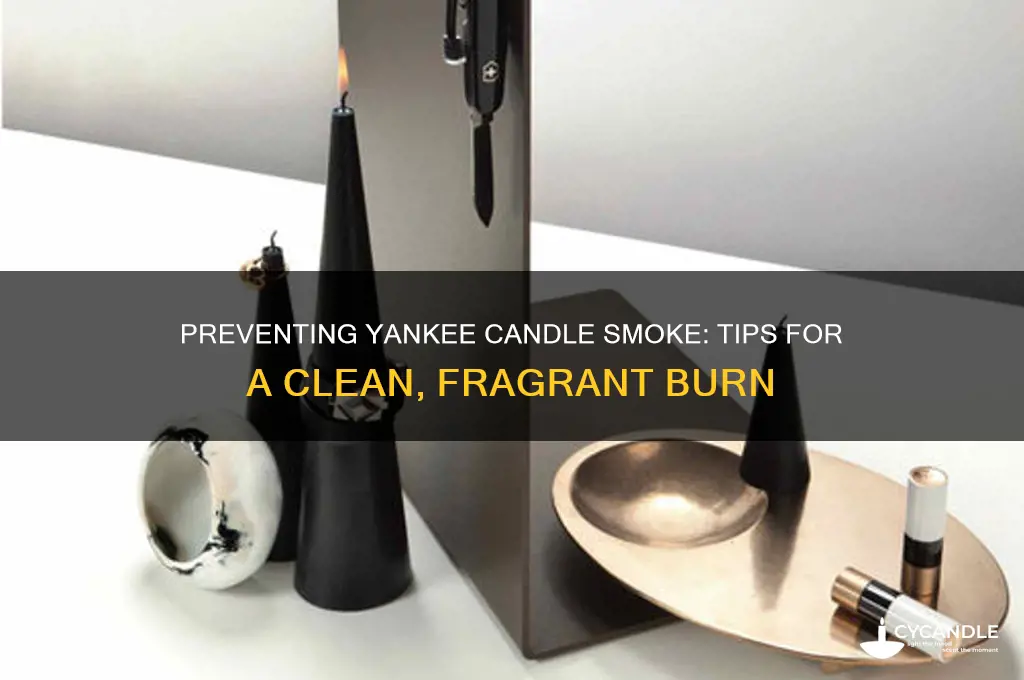 how to keep yankee candles smoke