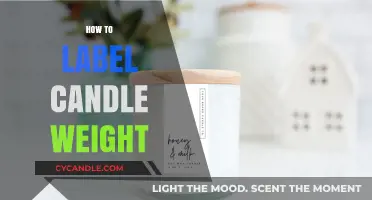 Accurate Candle Weight Labeling: A Quick Guide