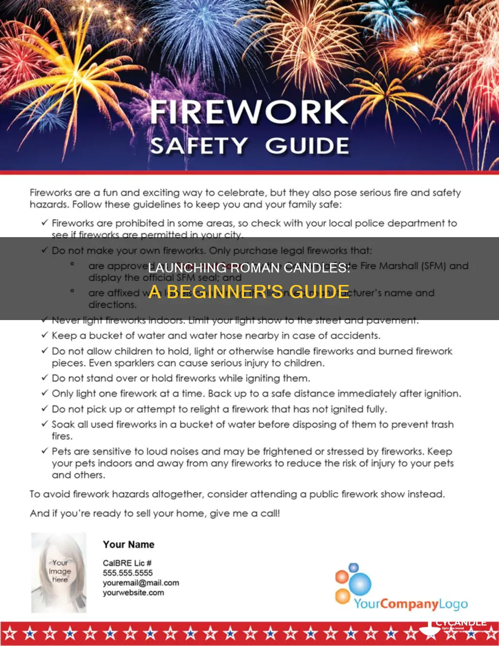 how to launch roman candles