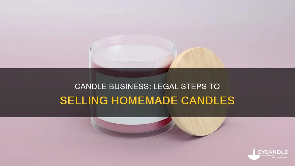 how to legally sell candles