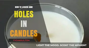 Preventing Sink Holes: Tips for Flawless Candle Making