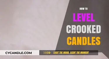 Straighten Crooked Candles: Easy DIY Tricks
