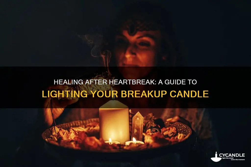 how to light a break up candle