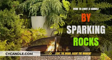 Master the Ancient Art: Sparking Rocks to Light a Candle