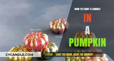 Glowing Pumpkin Magic: Easy Steps to Light a Candle Inside