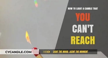 Creative Solutions: Lighting Unreachable Candles Safely and Easily
