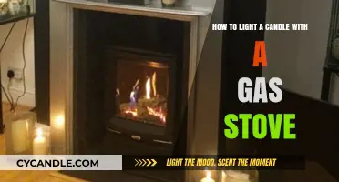 Safely Lighting Candles Using a Gas Stove: Quick and Easy Steps