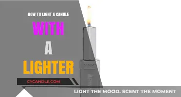 Master the Art: Safely Lighting a Candle with a Lighter