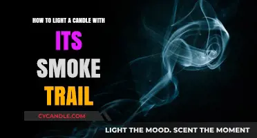 Mastering the Art of Lighting Candles Using Their Smoke Trails