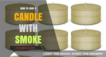 Mastering the Art of Lighting Candles Using Smoke Techniques