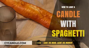 Creative Candle Lighting: Using Spaghetti as a Unique Wick Alternative