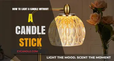 Creative Ways to Light a Candle Without a Candlestick Holder