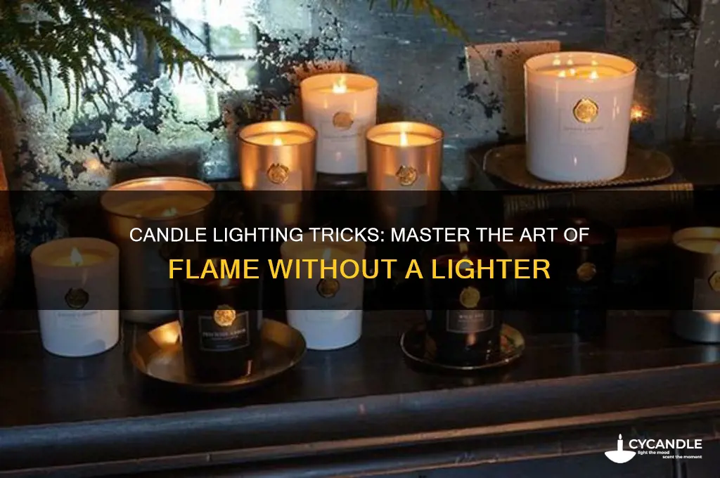 how to light a candle without a lighter magic