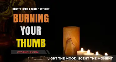 Safe Candle Lighting: Avoid Thumb Burns with These Simple Tips