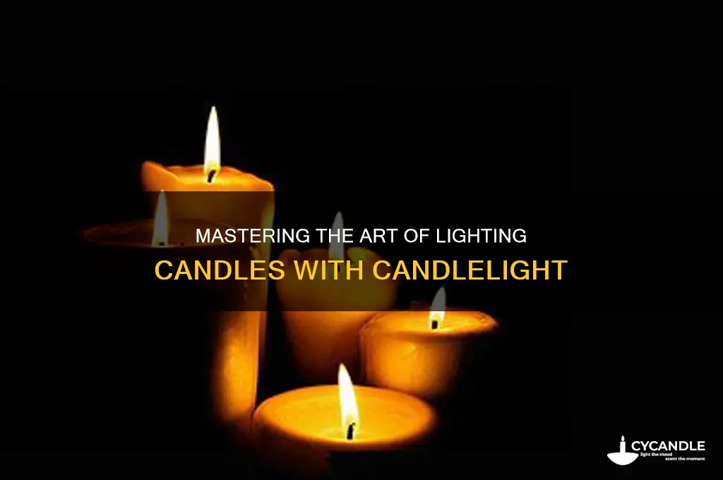 how to light a candlewith c candle lightwr