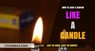 Creative Lighting Hack: Turn a Crayon into a Candle Flame