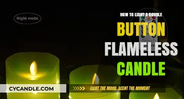 Effortless Glow: Lighting Your Double Button Flameless Candle with Ease