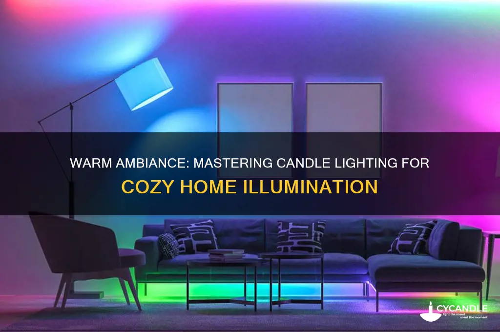 how to light a house using candles