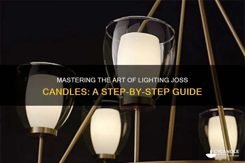 how to light a joss candle