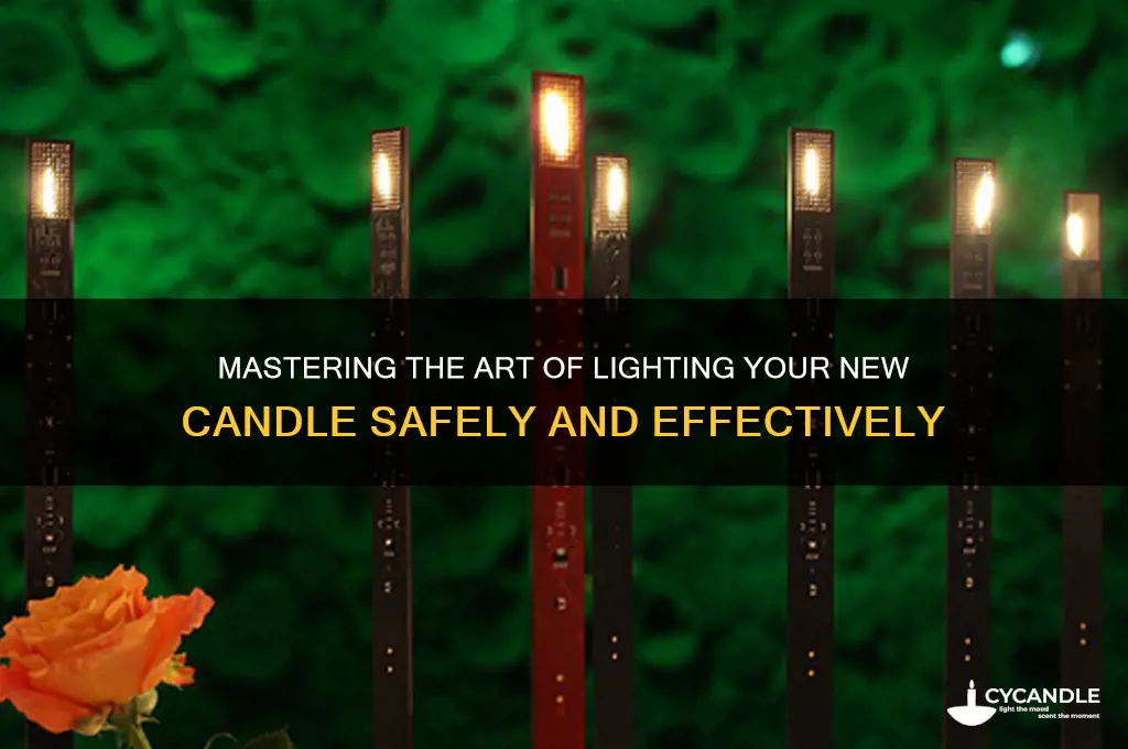 how to light a new candle