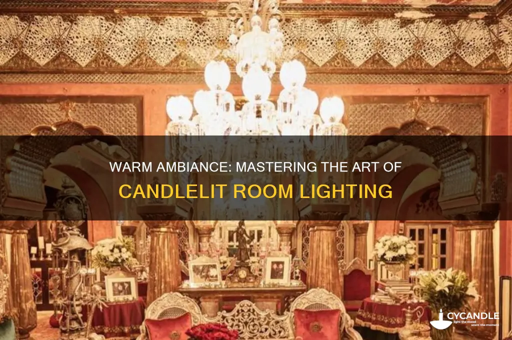 how to light a room with candles