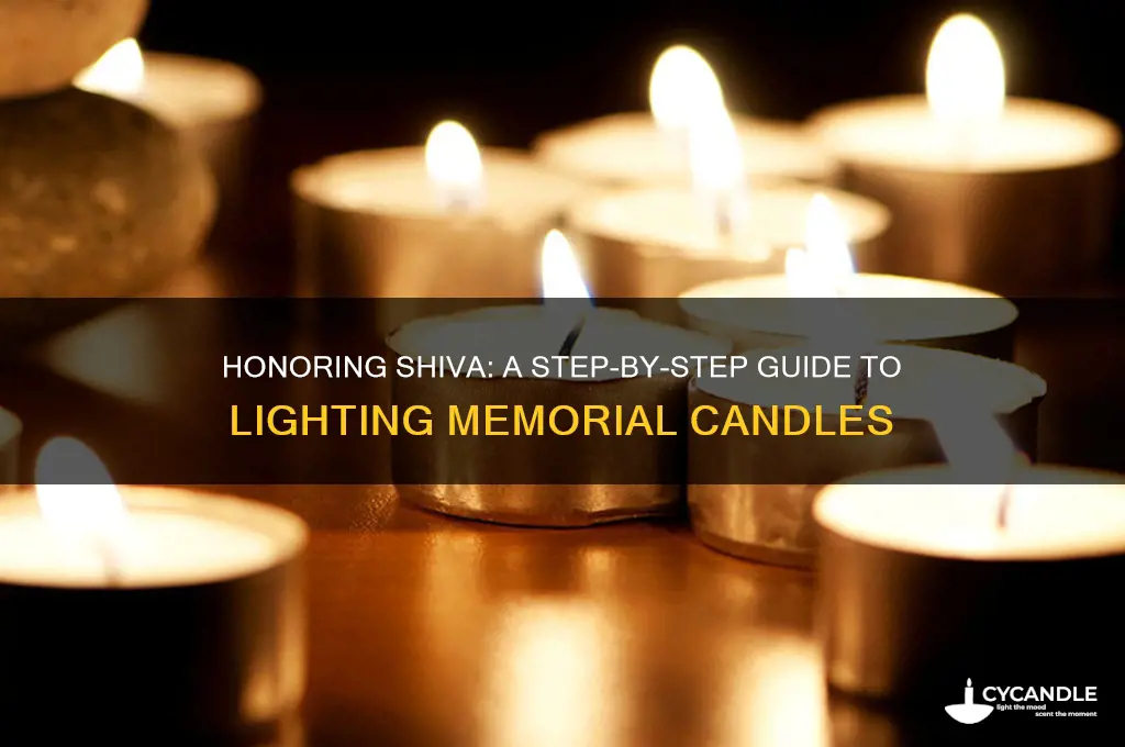 how to light a shiva candle