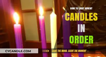 Lighting Advent Candles: A Step-by-Step Guide to Proper Order