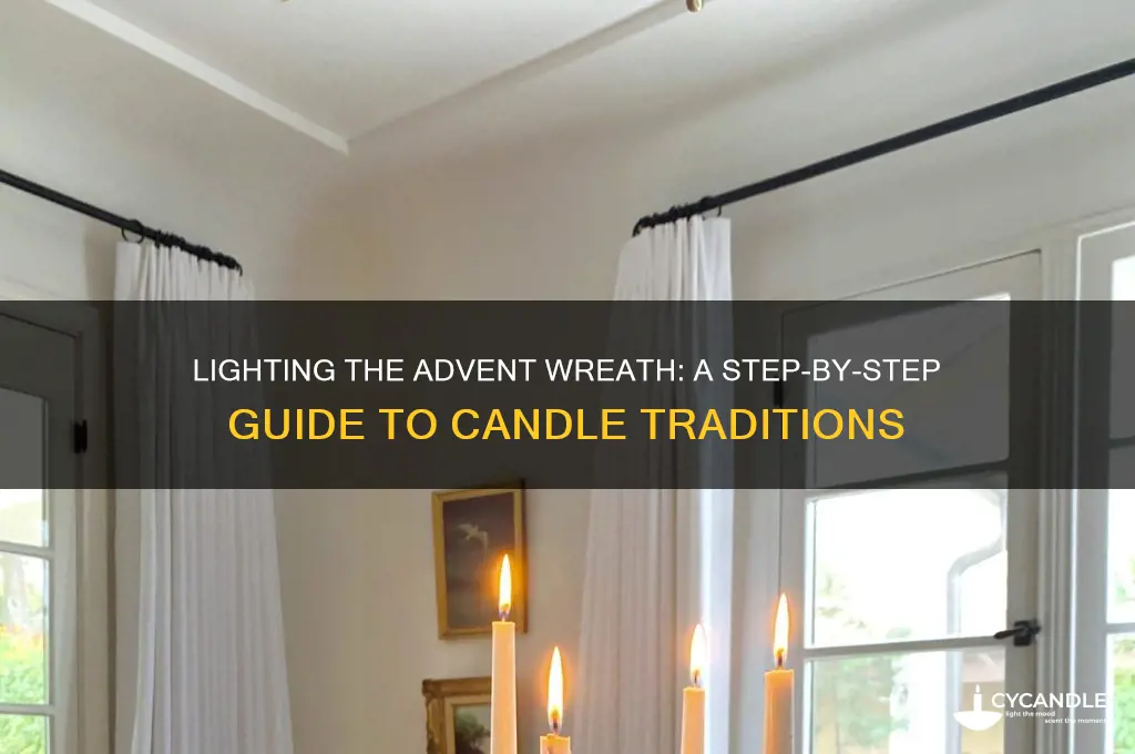 how to light advent wreath candles