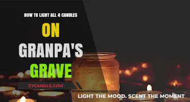 Honoring Grandpa: A Guide to Lighting All Four Grave Candles