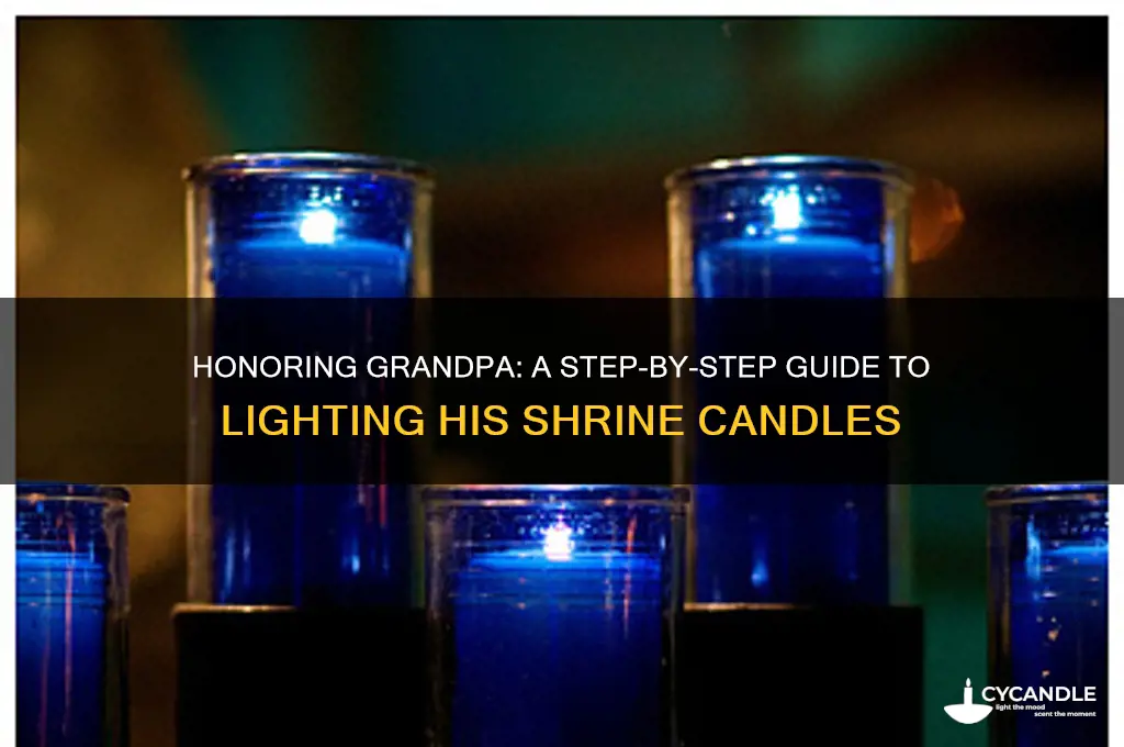 how to light all four candles on grandpa