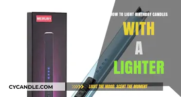 Mastering the Art of Lighting Birthday Candles with a Lighter