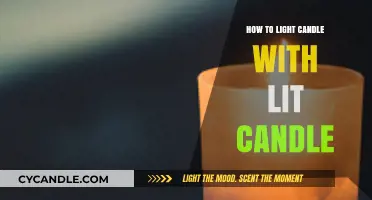 Master the Art of Lighting Candles with a Lit Flame