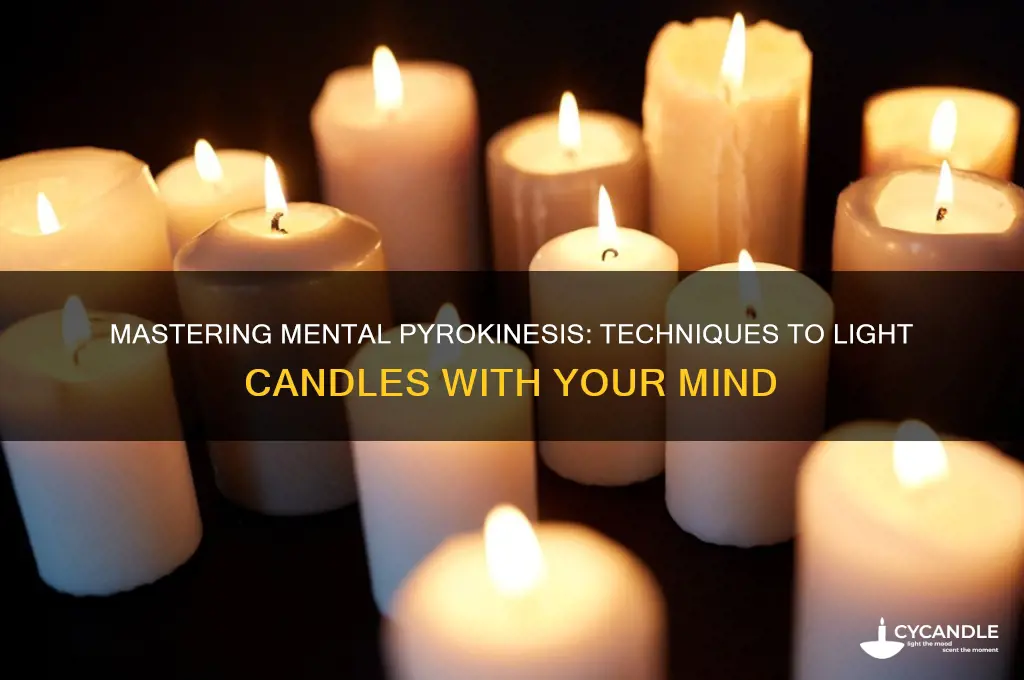 how to light candle with mind