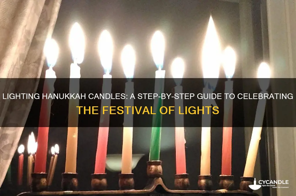 how to light candles for hanukkah