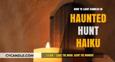 Haunted Hunt Haiku: Mastering Candle Lighting for Spooky Ambiance