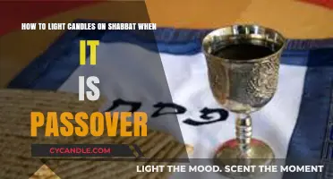 Lighting Shabbat Candles on Passover: A Step-by-Step Guide