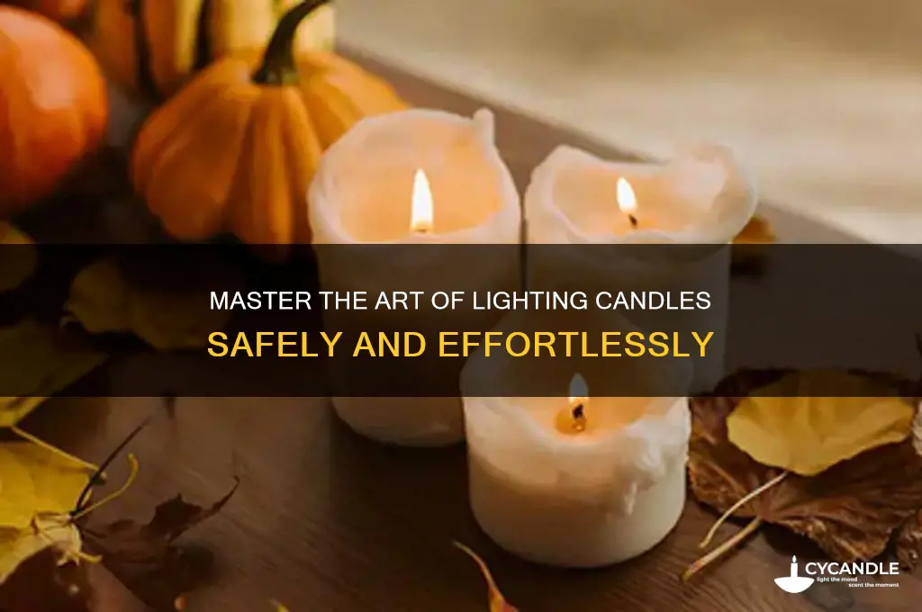 how to light candles